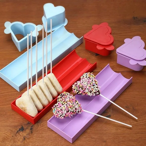 Red Heart Cake Pop Mold Set - Picture 4 of 5